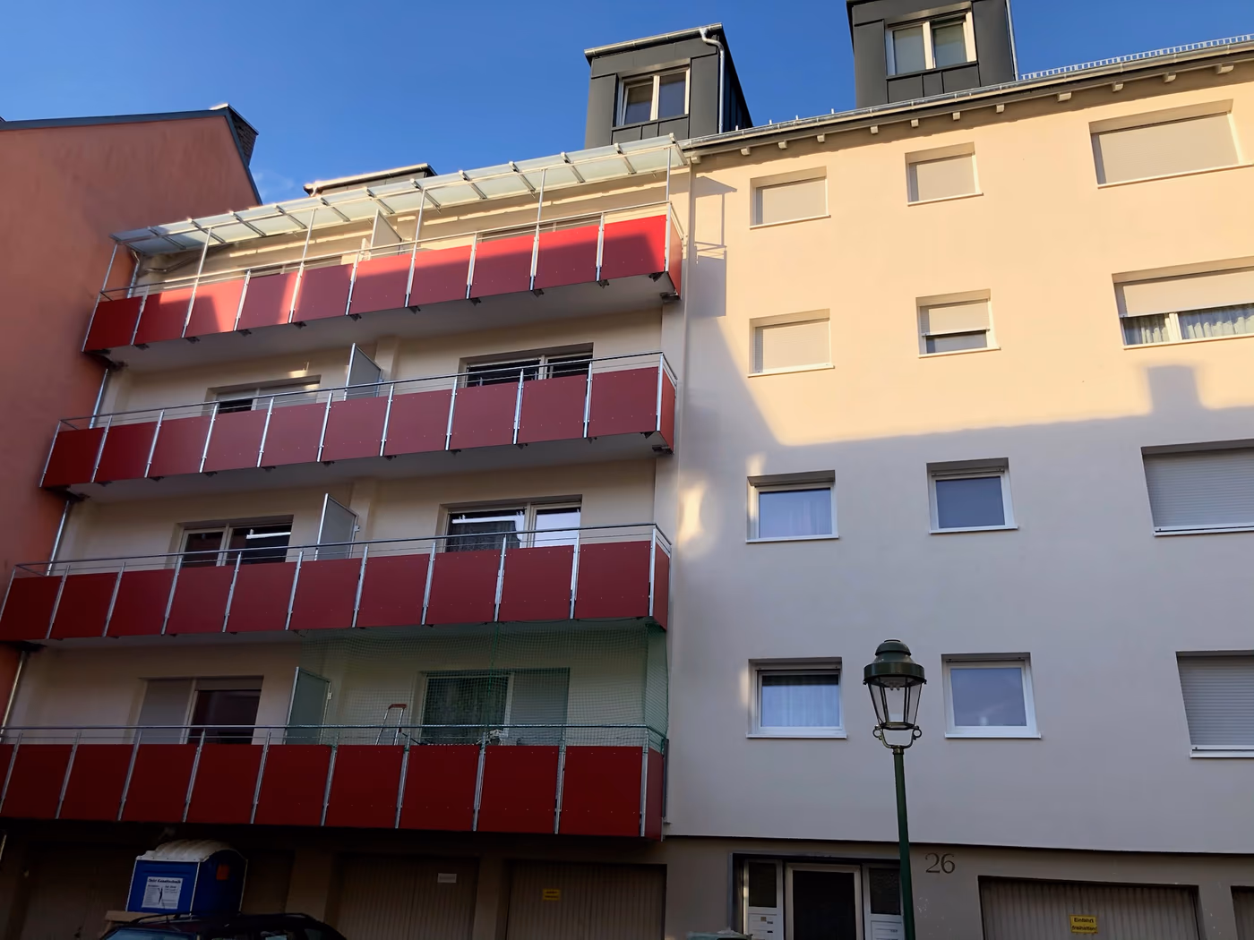 Fassade & Balkone — saniert von WBD
